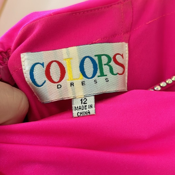 Hot pink Colors prom dress - Picture 5 of 6